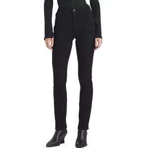 rag & bone Wren High Rise Slim Straight Jeans Black Stretch Women's 29